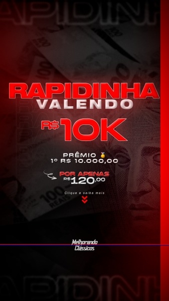 33º RAPIDINHA VALENDO R$ 10.000 V14