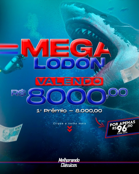 63º RAPIDINHA MEGALODON VALENDO R$ 8.000,00!! VOL. 32