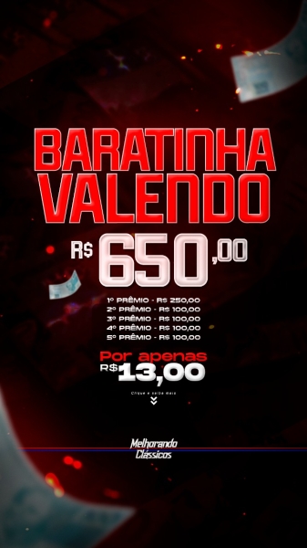 52° BARATINHA VALENDO R$ 650,00 VOL01