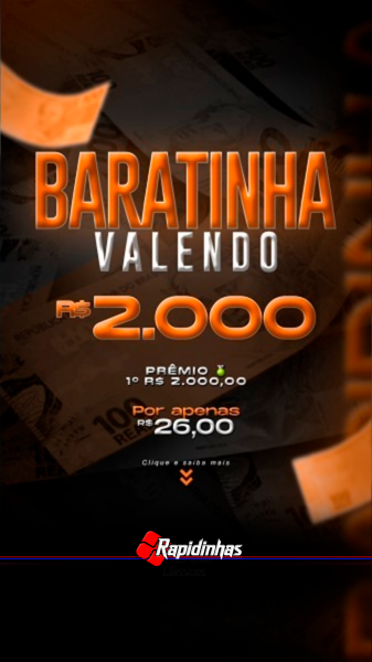  39° RAPIDINHA VALENDO R$ 2.000,00!! VOL 16