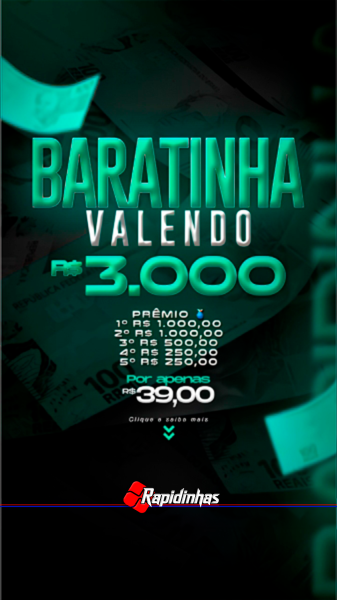 83° RAPIDINHA VALENDO R$ 3.000,00 VOL.42