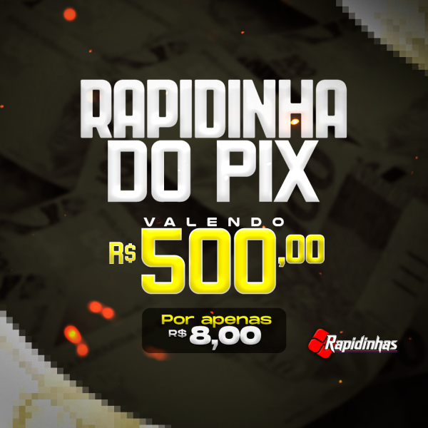 10º RAPIDINHA VALENDO R$ 500,00! 