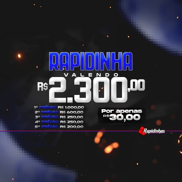 46° RAPIDINHA VALENDO R$ 2.300,00!!