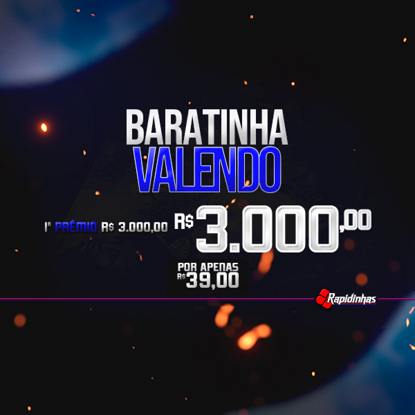 83° RAPIDINHA VALENDO R$ 3.000,00 PRÊMIO ÚNICO! - VOL08