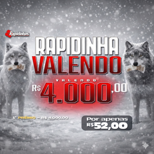 49° RAPIDINHA VALENDO R$ 4.000,00 PREMIO UNICO - VOL 04