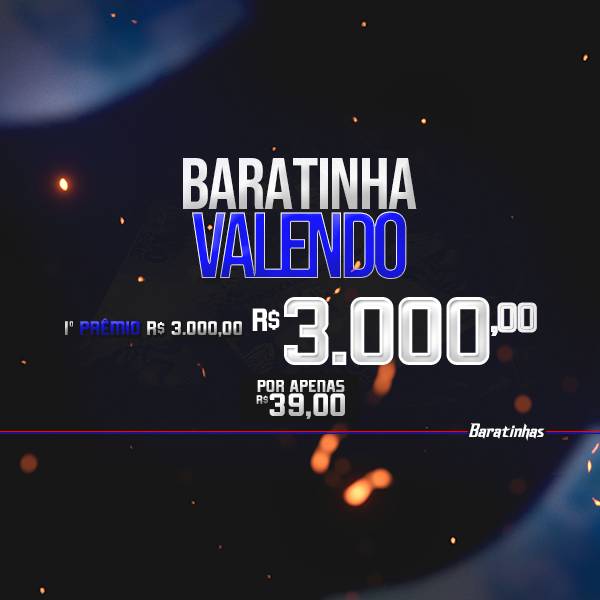 15° RAPIDINHA VALENDO R$ 3.000,00 PRÊMIO ÚNICO! - VOL09