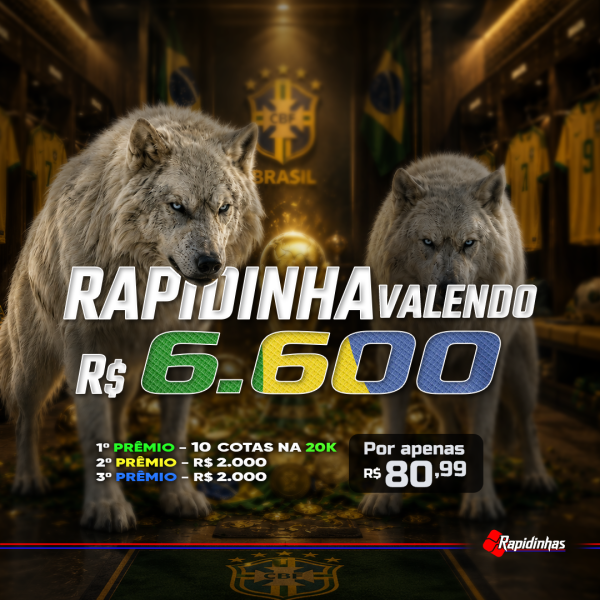 05° NOVA RAPIDINHA VALENDO R$ 6.600,00 EM 3 PREMIOS